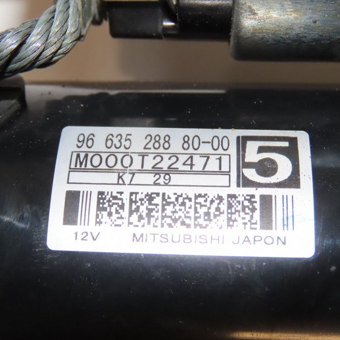 Démarreur occasion PEUGEOT 407 Phase 1 04-2004->07-2008 1.6 HDI 16v 5802Z8 5