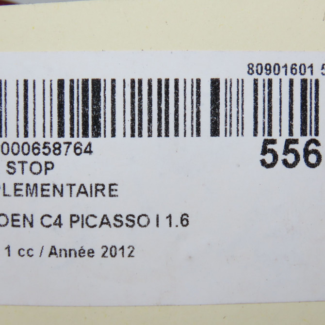 Feux stop supplementaire occasion CITROEN C4 PICASSO I Phase 1 01-2007->10-2013 1.6 e-HDI 8v 110ch 6351HT 6