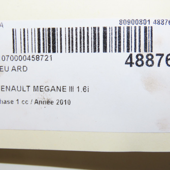 Feu arrière droit occasion RENAULT MEGANE III Phase 1 11-2008->01-2012 1.6i 16v 110ch 265500008R 5