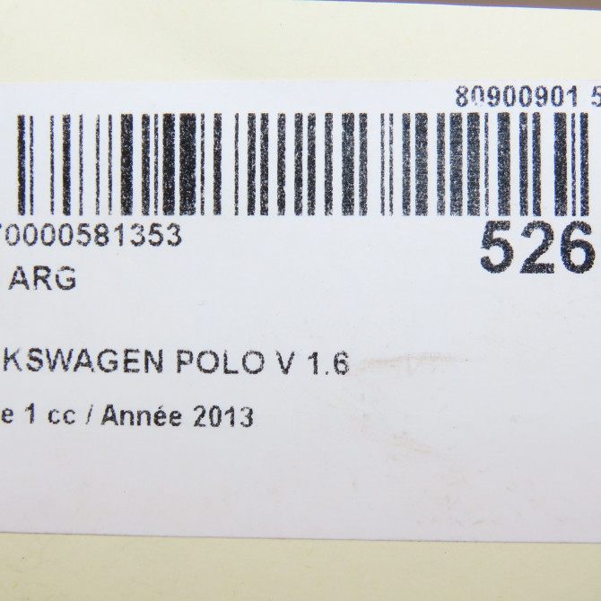 Feu arrière gauche occasion VOLKSWAGEN POLO V POLO V Phase 1 2009-09-01->2014-05-31 1.6 TDI 90 6R0945095AH 5
