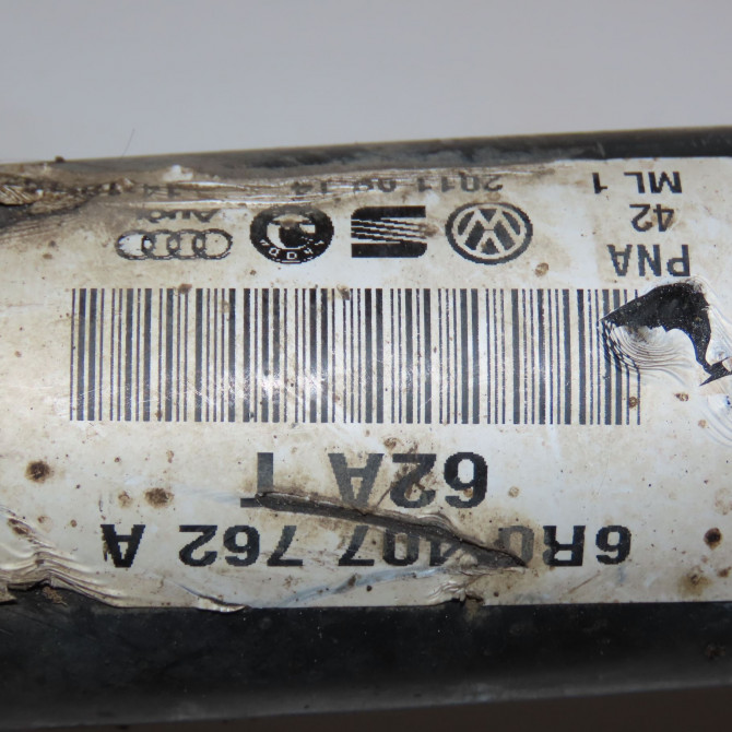 Transmission avant droite occasion VOLKSWAGEN POLO V POLO V Phase 1 2009-09-01->2014-05-31 1.6 TDI 90 6R0407762A 5