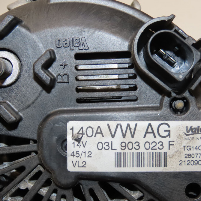 Alternateur occasion VOLKSWAGEN POLO V POLO V Phase 1 2009-09-01->2014-05-31 1.6 TDI 90ch 6F903023F 6