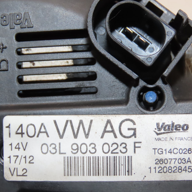 Alternateur occasion VOLKSWAGEN POLO V POLO V Phase 1 2009-09-01->2014-05-31 1.6 TDI 90 6F903023F 6