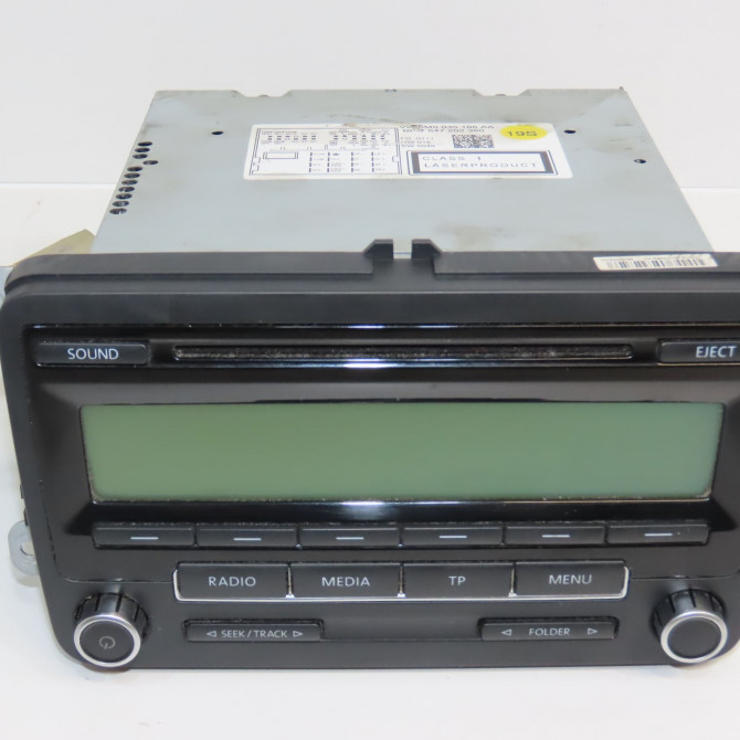 Autoradio occasion VOLKSWAGEN POLO V POLO V Phase 1 2009-09-01->2014-05-31 1.6 TDI 90 5M0057187AX 1