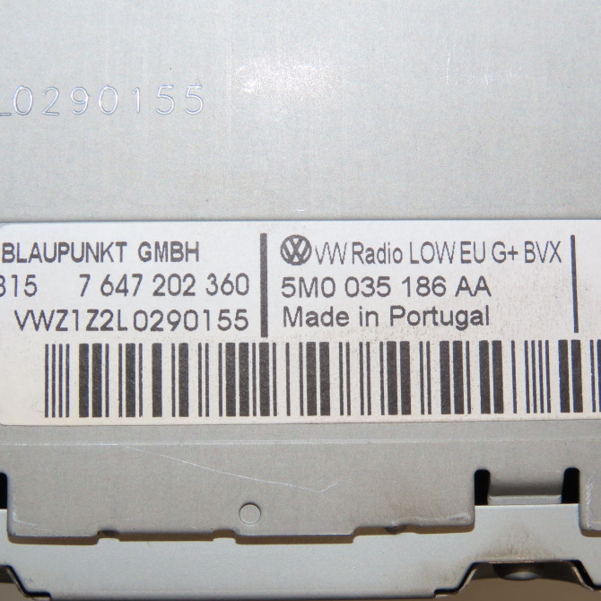 Autoradio occasion VOLKSWAGEN POLO V POLO V Phase 1 2009-09-01->2014-05-31 1.6 TDI 90 5M0057187AX 4