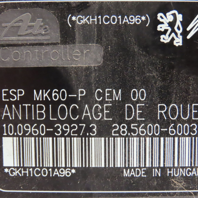 Unité hydraulique ABS occasion PEUGEOT 207 Phase 1 04-2006->06-2013 1.6 HDI 16v 90ch 4541TH 5