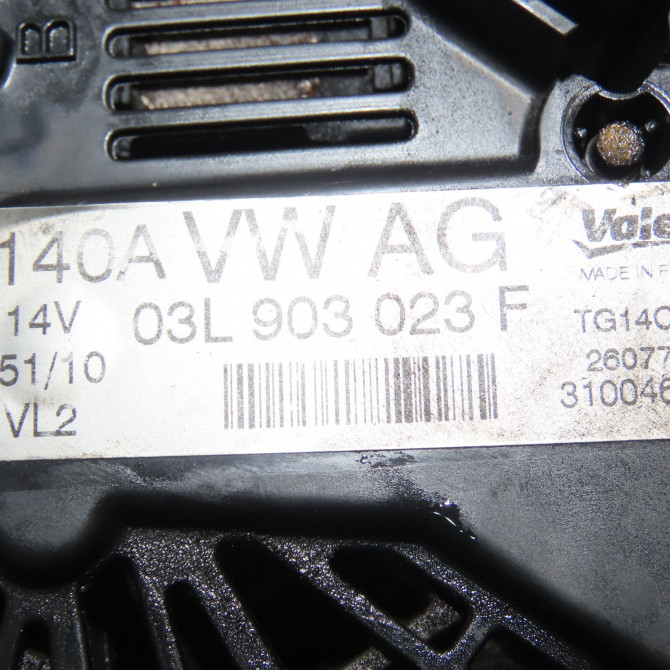Alternateur occasion VOLKSWAGEN POLO V POLO V Phase 1 2009-09-01->2014-05-31 1.6 TDI 90 6F903023F 7