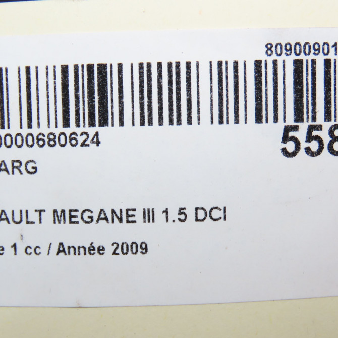 Feu arrière gauche occasion RENAULT MEGANE III Phase 1 11-2008->01-2012 1.5 DCI 105ch 265550008R 6