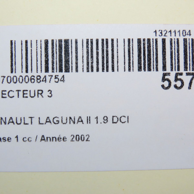 occasion RENAULT LAGUNA II Phase 1 11-2000->03-2005 1.9 DCI 110ch 5