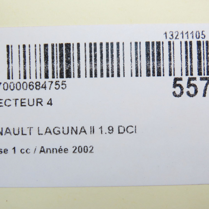 occasion RENAULT LAGUNA II Phase 1 11-2000->03-2005 1.9 DCI 110ch 5