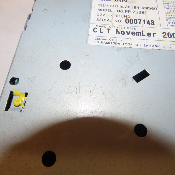 Autoradio occasion NISSAN X-TRAIL I Phase 2 01-2004->11-2007 281138H300 2