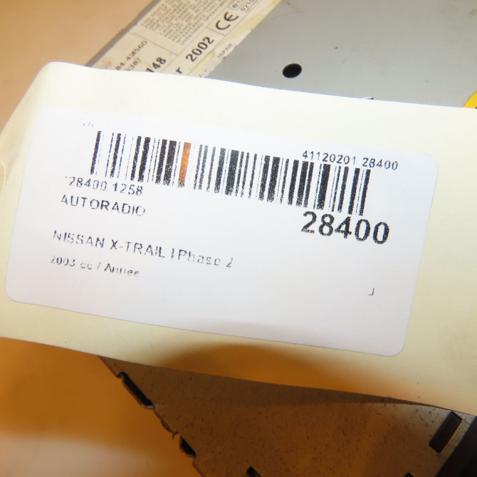 Autoradio occasion NISSAN X-TRAIL I Phase 2 01-2004->11-2007 281138H300 3