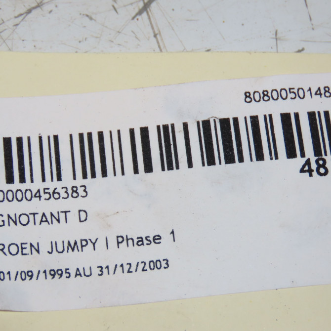 Clignotant droit occasion CITROEN JUMPY I Phase 1 09-1995->12-2003 630355 4