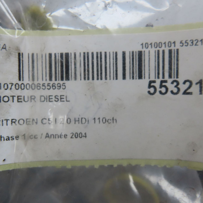 Moteur diesel occasion CITROEN C5 I Phase 1 03-2001->09-2004 2.0 HDi 110ch 135FK 7