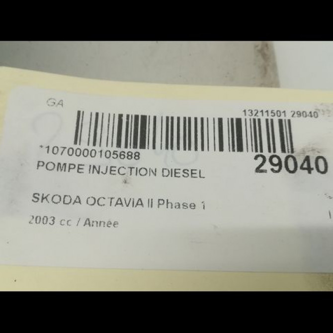 Pompe injection diesel occasion SKODA OCTAVIA II Phase 1 06-2004->10-2008 5
