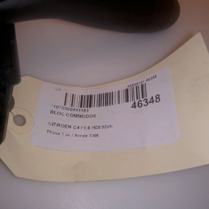 Bloc commodos occasion CITROEN C4 I Phase 1 11-2004->07-2008 1.6 HDI 92ch 624346 7