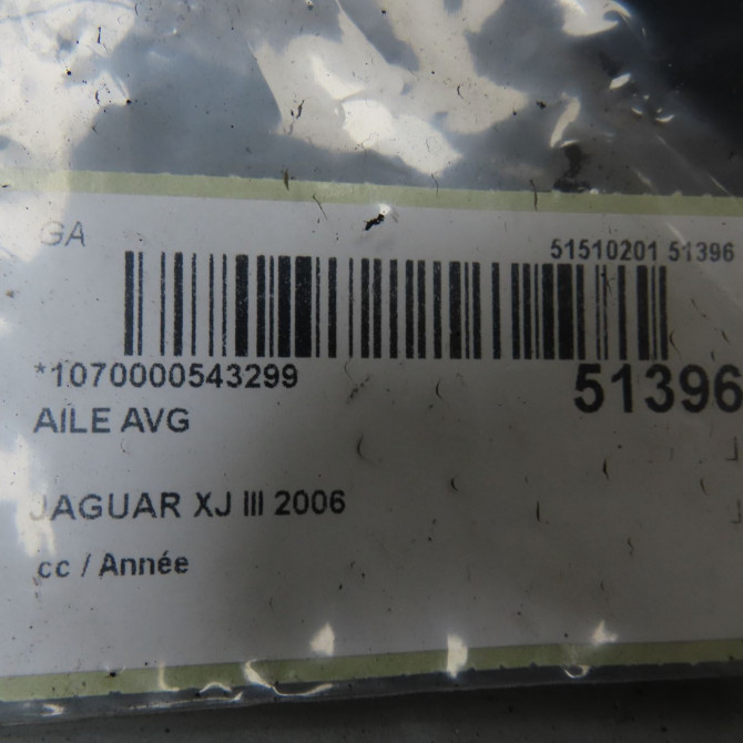 Aile avant gauche occasion JAGUAR XJ III C2C25397 7