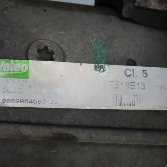 Démarreur occasion CITROEN C3 II Phase 1 11-2009->02-2013 1.4 HDi 5802Z8 5