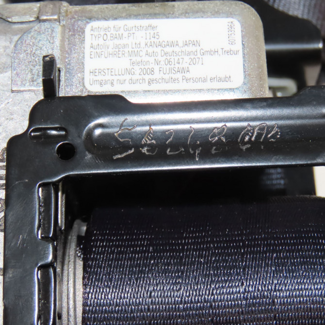 Ceinture avant droite occasion PEUGEOT 4007 Phase 1 07-2007->03-2013 2.2 HDI 16v 8976S7 6