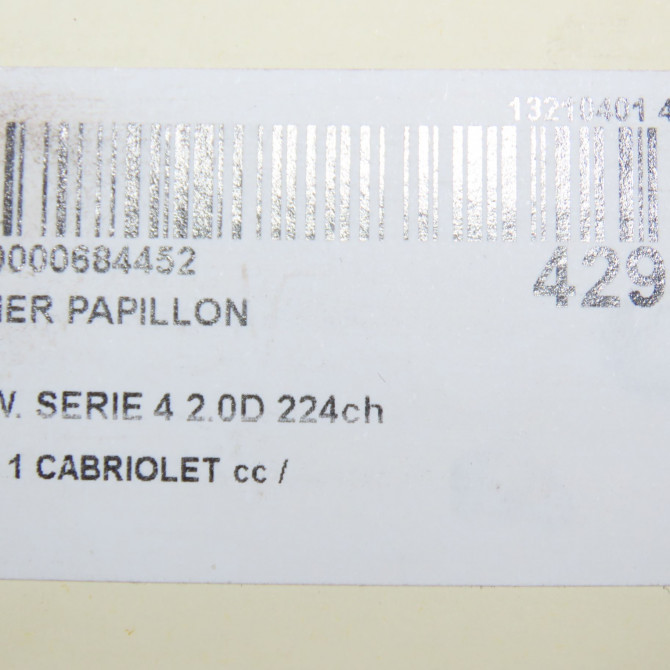 Boitier papillon occasion  13548512452 7