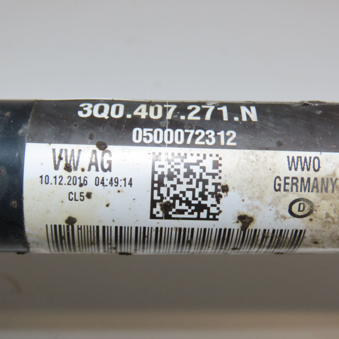 Transmission avant gauche occasion VOLKSWAGEN TOURAN III Phase 1 06-2015->... 3Q0407271N 4