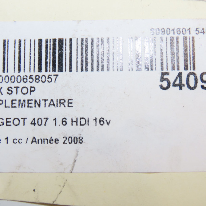 Feux stop supplementaire occasion PEUGEOT 407 Phase 1 04-2004->07-2008 1.6 HDI 16v 6351S9 5