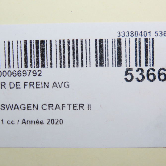 Etrier de frein avant gauche occasion VOLKSWAGEN 146 Phase 1 04-1995->04-1999 2.0 TDI 177ch 2N0615123A 6