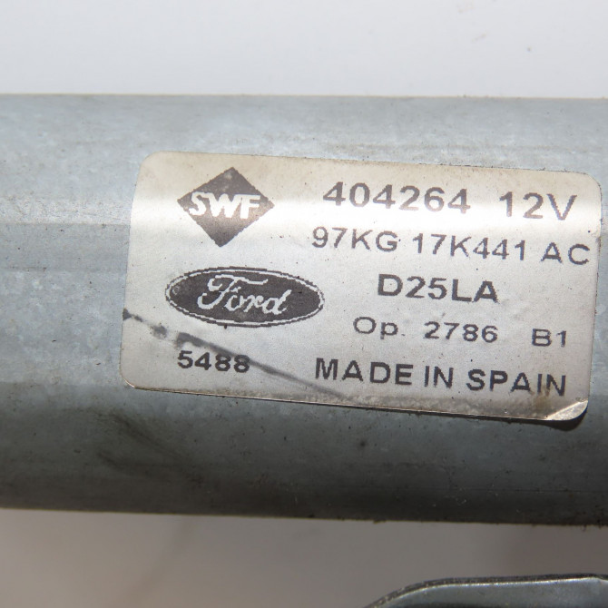 Moteur essuie-glace arrière occasion FORD KA I Phase 1 10-1996->10-2008 1.3i 1522553 4