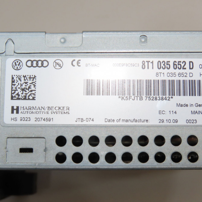 Autoradio occasion AUDI A4 III Phase 1 01-2008->10-2011 2.0 TDI 120ch 4E0057110L 6