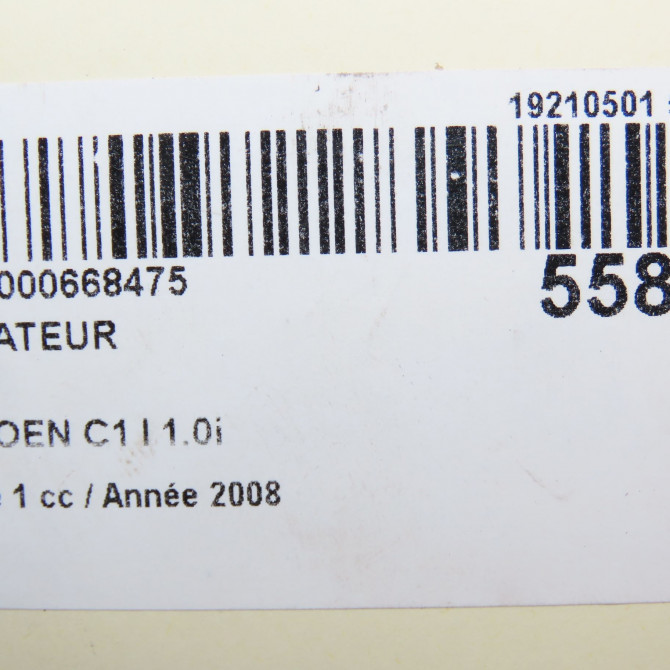 Radiateur occasion CITROEN C1 I Phase 1 06-2005->11-2008 1.0i 1330P4 5