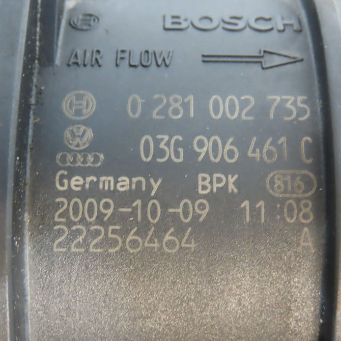 Debimetre air occasion AUDI A4 III Phase 1 01-2008->10-2011 2.0 TDI 120ch 3G906461C 5