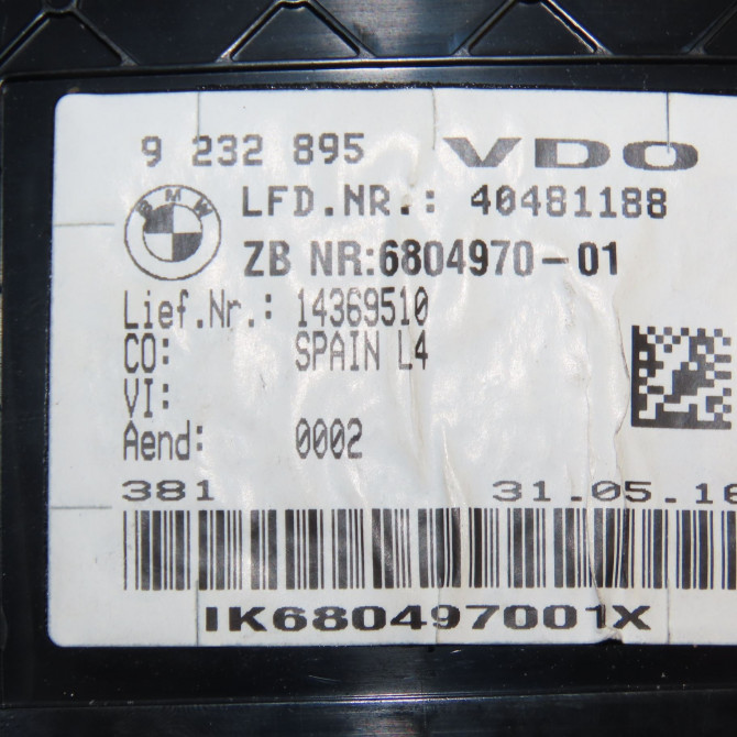 Compteur occasion  62105A03A27 4