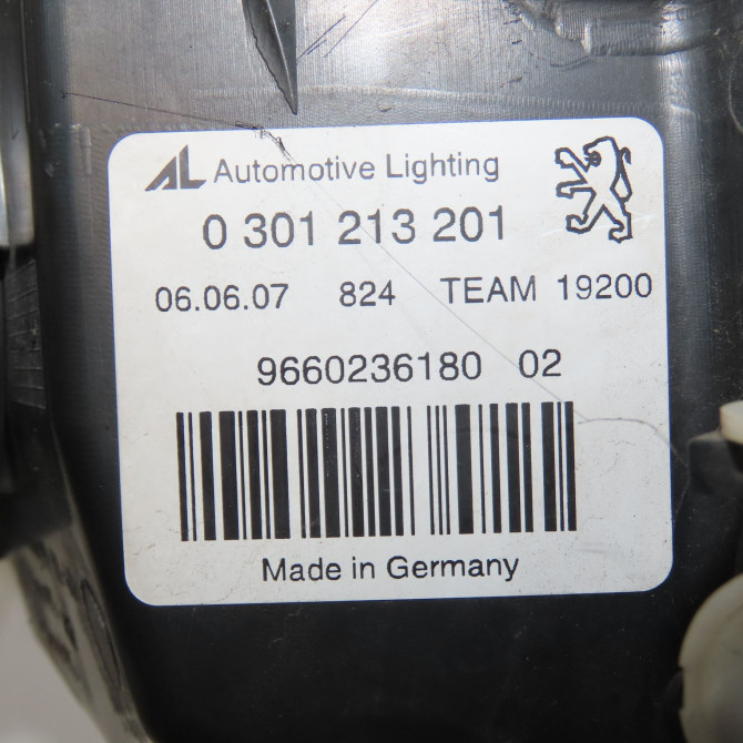 Phare gauche occasion PEUGEOT 407 Phase 1 04-2004->07-2008 2.0 HDI 136ch 620890 4