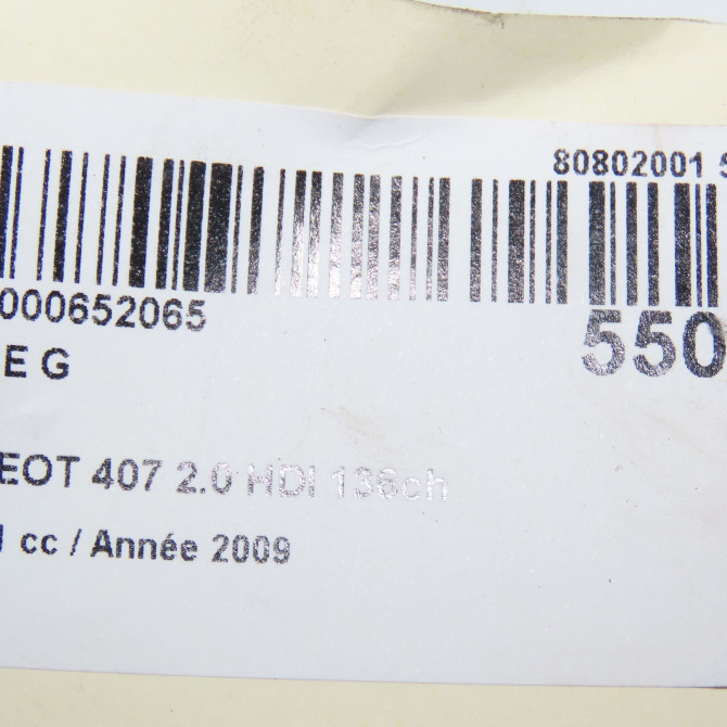 Phare gauche occasion PEUGEOT 407 Phase 1 04-2004->07-2008 2.0 HDI 136ch 620890 7