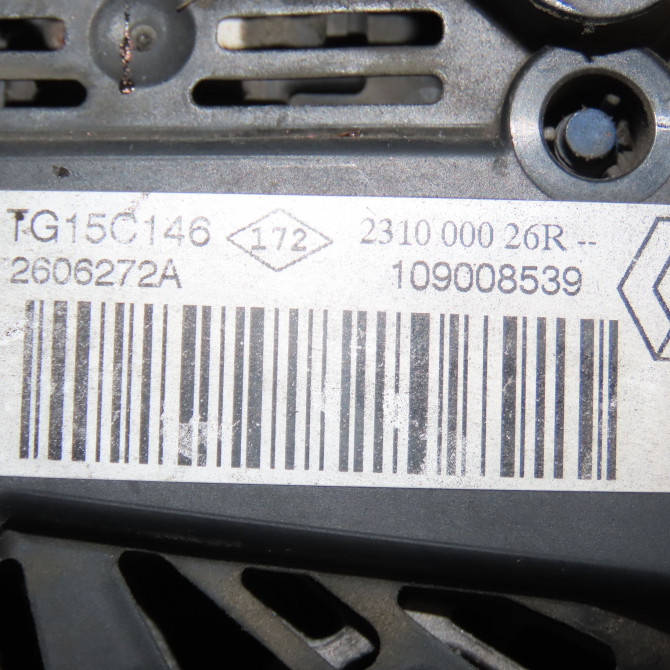 Alternateur occasion RENAULT MEGANE III Phase 1 11-2008->01-2012 1.5 DCI 105ch 231002543R 7
