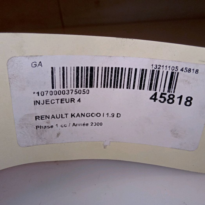 occasion RENAULT KANGOO I Phase 1 09-1997->06-2003 1.9 D 55ch 7701039614 3