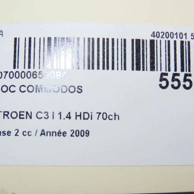 Bloc commodos occasion CITROEN C3 I Phase 2 10-2005->12-2010 1.4 HDi 70ch 98069808XT 8