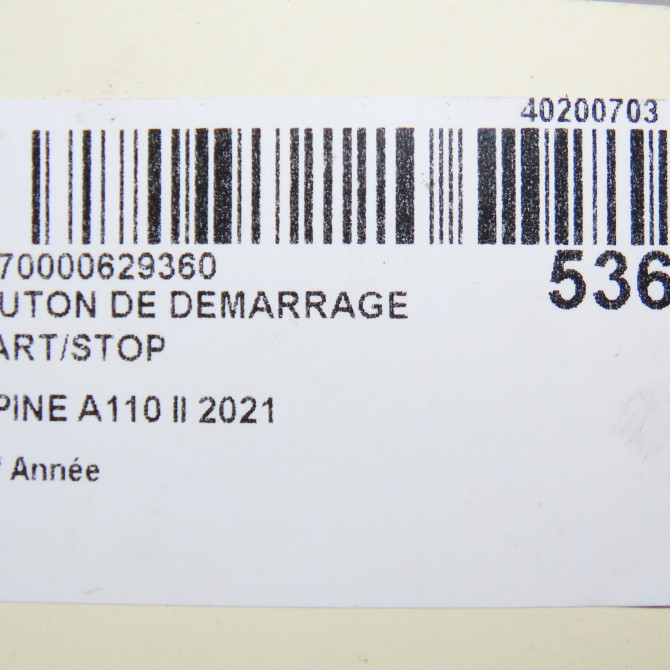 occasion ALPINE A110 II 4