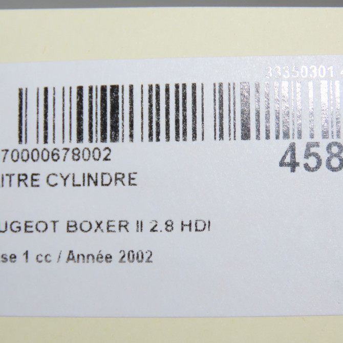 Maitre cylindre occasion PEUGEOT BOXER II Phase 1 02-2002->06-2006 2.8 HDI 127ch 4601N5 7