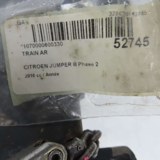 Train arrière occasion CITROEN JUMPER III Phase 2 06-2014->... 5148N0 7