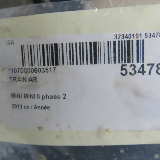 Train arrière occasion MINI MINI II phase 2 08-2010->... 33319804721 5