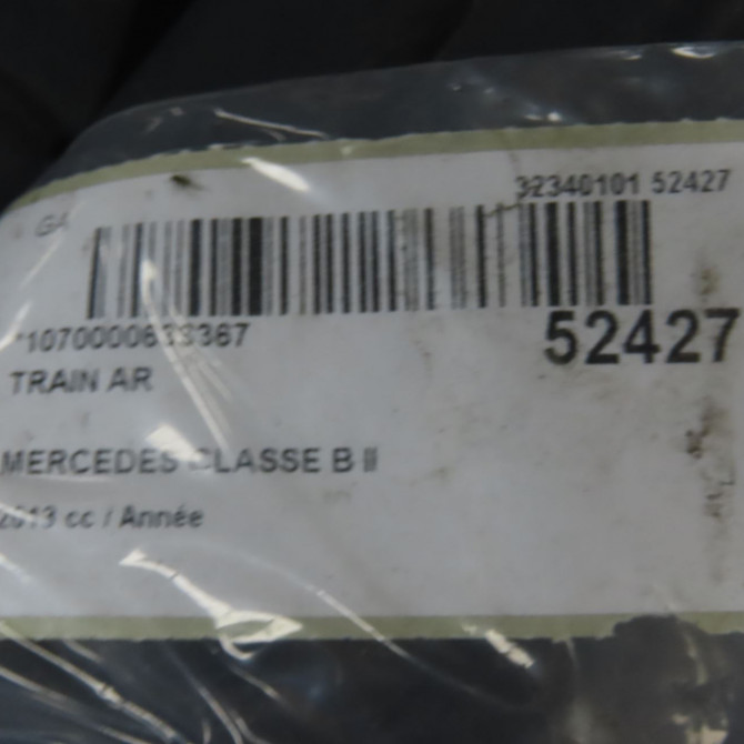 Train arrière occasion MERCEDES CLASSE B II Phase 1 09-2011->12-2014 7