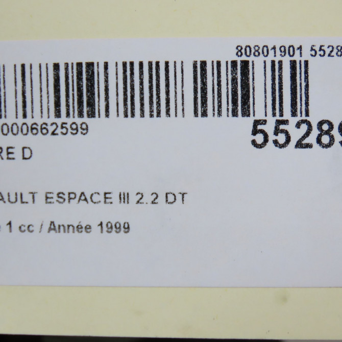 Phare droit occasion RENAULT ESPACE III Phase 1 12-1996->09-2002 2.2 DT 7701038270 6