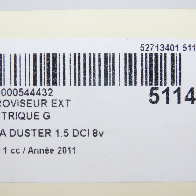 Retroviseur exterieur electrique gauche occasion DACIA DUSTER Phase 1 03-2010->12-2013 1.5 DCI 8v 110ch 963029836R 6