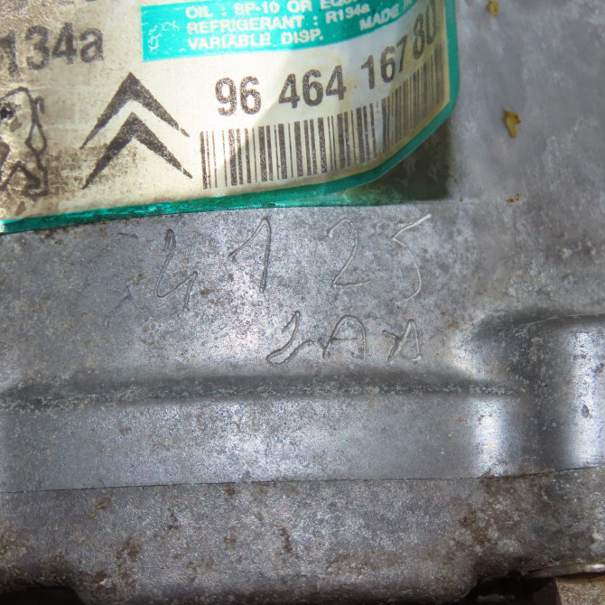 Compresseur air conditionne occasion PEUGEOT 807 Phase 1 06-2002->12-2014 2.0 HDI 110ch 6453JN 7