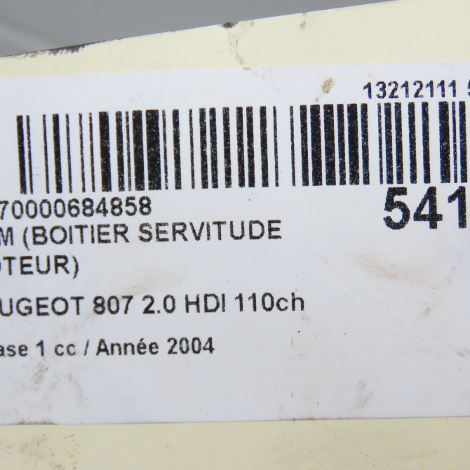 occasion PEUGEOT 807 Phase 1 06-2002->12-2014 2.0 HDI 110ch 5