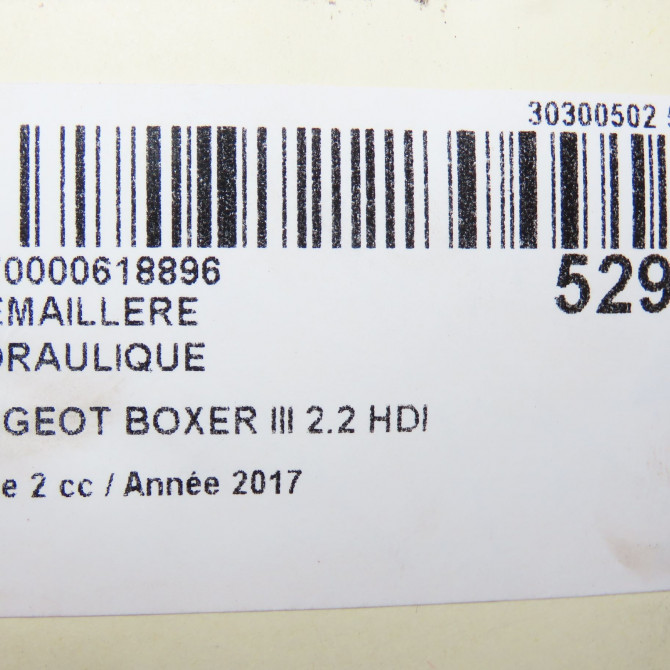 Cremaillere hydraulique occasion PEUGEOT BOXER III Phase 1 04-1995->04-1999 2.2 HDI 130ch 1617330380 8