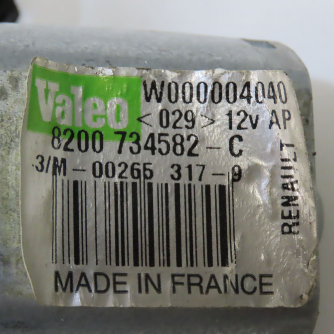 Moteur essuie-glace arrière occasion DACIA SANDERO I Phase 1 06-2008->10-2012 1.4 MPI 75ch 8200734582 4