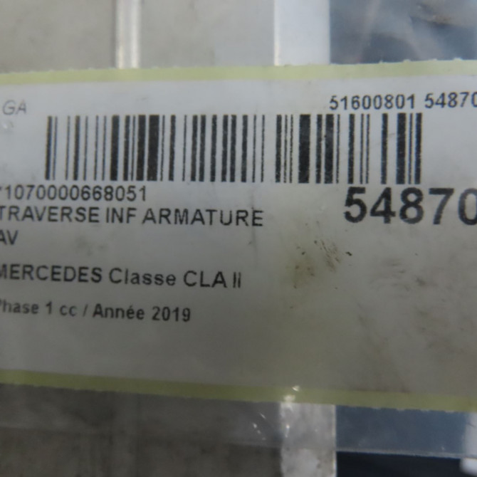 Traverse inférieure armature avant occasion  1776204500 4