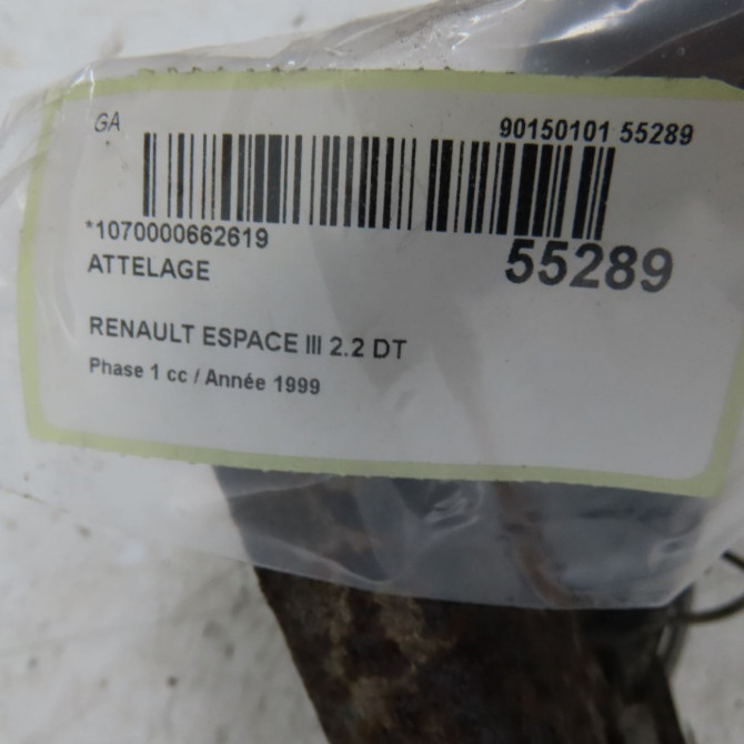 Attelage occasion RENAULT ESPACE III Phase 1 12-1996->09-2002 2.2 DT 6025410552 3